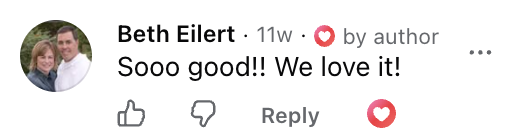 Facebook comment 11 on a Poco Bero ad